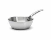Pánev de Buyer, 3603.20 ALCHIMY, nerez ocel, zaoblená boční hrana, průměr 20 cm, objem 1,8 l, vodotěsná rukojeť