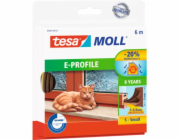 TESA TĚSNĚNÍ S E-PROFILEM EPDM HNĚDÉ 9X3,5MM 6M