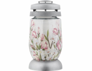 Svíčka hřbitovní Lantern dekor Magnolia stříbrná 22 cm