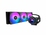 Cooler Master vodní chladič MasterLiquid Core Nex Digital 360 Black ARGB, 3x 120mm, ARGB, LGA1851, AM5, Černá