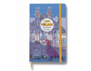 Moleskine MOLESKINE Milan Zápisník, L, 13x21cm, linkovaný, limitovaná edice