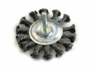 Strend Pro kartáč TCB-507 75 mm, opletený, se stopkou, drát 0,35 mm