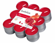 Bolsius Tealight True Scents svíčky, čajové svíčky, vonné, granátové jablko, balení. 18 ks