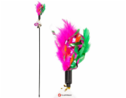 Hračka pro kočky Flamingo FEATHERSTICK, různé barvy