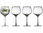 NoName Sklenice na gin 570 ml, 4 kusy, zlaté (12061)
