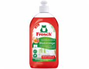 Prostriedok Frosch, na umývanie riadu, červený pomaranč, 500 ml