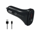 WG - Autonabíječka 2x USB-A, Quick Charge 3.0 5,4 A, + ka...