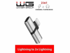 WG - Adapter Lightning (male) na Lightning 2x (female), s...
