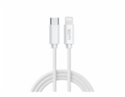 WG - Datový kabel Lightning MFi na Type-C, 2 metry, bílá