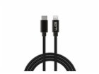 WG - Datový kabel Lightning na Type-C, 50 cm, černá