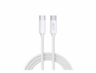 WG - Datový kabel Type-C na Type-C, 1 metr, 3 A, bílá