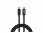 WG - Datový kabel Type-C na Type-C, 1 metr, černá