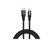 WG - Datový kabel Type-C na USB-A, 2 metry, 3 A, černá