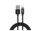 WG - Datový kabel Micro USB na USB-A, 1,2 metru, černá