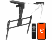Elektrický držák na televizor Maclean, stropní, kompatibilní s Tuya, max. VESA 800x400, pro televizory 43–86", max. 55 kg, MC-176 T