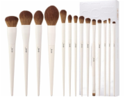 Jessup Sada štětců Luxusní světle šedá Complete Brush na líčení očí a obličeje T329 14ks.