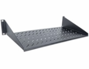 Intellinet police do racku 19", Fixed Shelf, 2U, 250mm depth, Front mounting, max load 25kg, Black