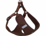 Nobby Postroj Mesh Reflect Harness XS hnědý 41-46 cm