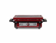 KAMADO_BONO Gril Kamado Bono HIBACHI EVO SQUARE, červený, 42 cm