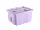KEEEPER Úložný box s víkem , 24 l, fialový.