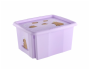 KEEEPER Úložný box s víkem , 24 l, fialový.