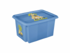 KEEEPER Úložný box s víkem, 15 l, modrý, 38 x 29,5 x 29,5 cm