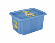 KEEEPER Úložný box s víkem, 15 l, modrý, 38 x 29,5 x 29,5 cm