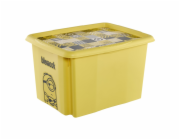 KEEEPER Úložný box s víkem, 30 l, žlutý, 45 x 35 x 27 cm