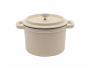 GRAND_FEU Litinová mini porcelánová konvice GRAND FEU bílá 0,65 l