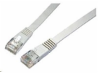 SOLARIX patch kabel plochý CAT6 UTP LSOH 0,5m šedý
