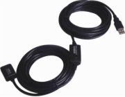 PREMIUMCORD USB 2.0 repeater a prodlužovací kabel A/M-A/F 10m