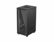 LANBERG Volně stojící skříň 19" 27U/600x800 (v rozloženém stavu) černá (RAL9004)  