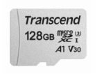 TRANSCEND MicroSDXC karta 128GB 300S, UHS-I U3 V30 + adaptér