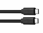AVACOM Datový a nabíjecí kabel USB Type-C - USB Type-C, 100cm, černá