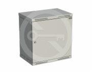 Rozvaděč nástěnný SENSA 12U 400mm, dveře plech, RAL 7035, SENSA-12U-64-11-G