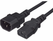 PREMIUMCORD Kabel napájecí 230V prodlužovací 0.5m