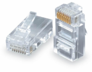 Solarix Konektor RJ45 CAT5E UTP 8p8c nestíněný neskládaný na drát  / 100 ks KRJ45/5SLD