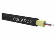 DROP1000 kabel Solarix, 8vl 9/125, 3,7mm, LSOH, černý, cívka 500m SXKO-DROP-8-OS-LSOH