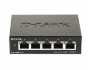 D-LINK DGS-1100-05 D-Link DGS-1100-05V2 5-port Gigabit Smart Managed switch, fanless