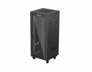 LANBERG FREE STANDING 19 RACK CABINET 27U 600x600 BLACK
