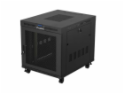 Stojací RACK instalační skříň 19 15U 800X1000 černá LCD p...