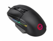 LORGAR Herní myš Jetter 357, drátová, až 8 000 DPI, RGB LED, Pixart ATG4090, 6tl., makra, černá