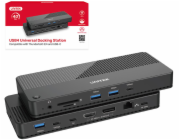 Unitek Dokovací stanice 12 v 1 s USB-C, HDMI 2.1, USB 4, PD 100W; D1079A