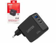 Nabíječka Unitek Nabíječka Unitek GaN, PD 65W, cestovní, 3 porty