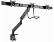 Gembird Nastavitelné rameno pro 3 monitory 17 - 27 palců, 6 kg