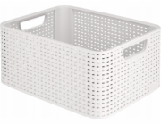 Úložný kufr CURVER STYLE, 18 l, šedý, 38×28×17 cm