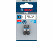 Otočné bity Bosch 25 mm PH2 2 ks 2608522403