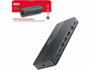 Unitek Dokovací stanice 13 v 1 s USB-C, HDMI 2.1, DP 2.0, RJ45, 10 GBP; D1104A01