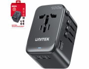 Unitek cestovní nabíječka EU/US/UK/AUS PD 100W