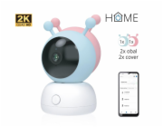 iGET HOME Camera CS2 Baby - WiFi 2K IP kamera a chůvička, noční vidění, audio, 2x obal, teplota